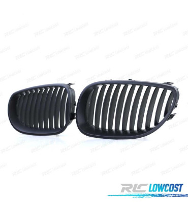 GRELHAS FRONTAIS BMW E60 E61 03-10 PRETO FOSCO LOOK M5
