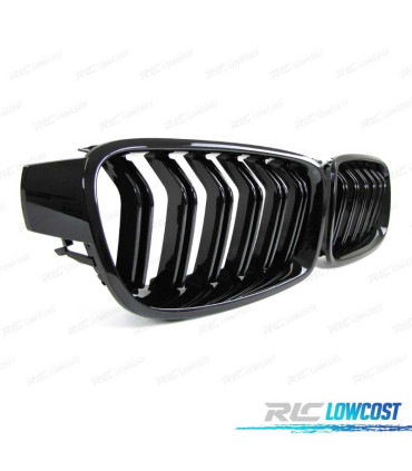 GRELHAS FRONTAIS BMW F30 F31 LOOK M3 PRETO BRILHANTE