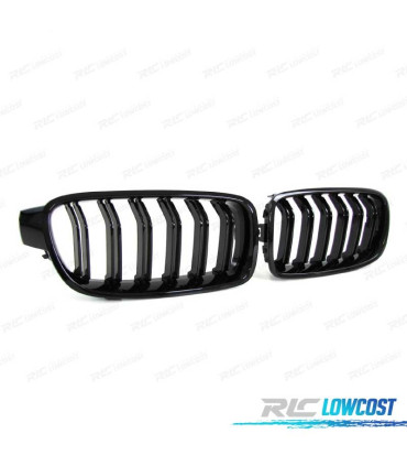 GRELHAS FRONTAIS BMW F30 F31 LOOK M3 PRETO BRILHANTE