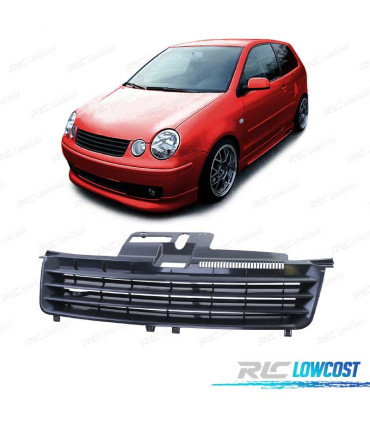 GRELHA FRONTAL SEM SÍMBOLO VOLKSWAGEN VW POLO 01-05 PRETA