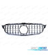 GRELHA FRONTAL MERCEDES W205 S205 14-18 LOOK AMG GT PRETO CHROMADO