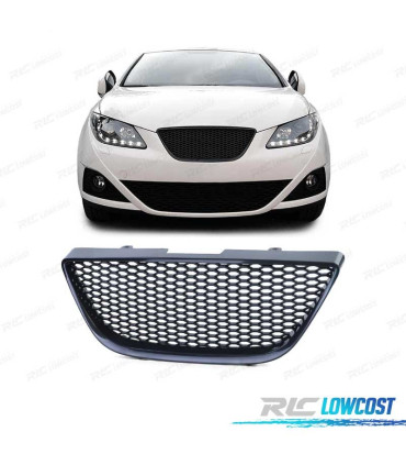 GRELHA FRONTAL SEM SÍMBOLO SEAT IBIZA 08-12 PRETO