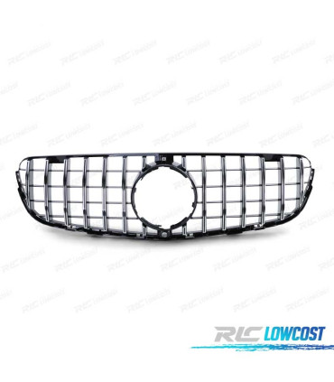 GRELHA FRONTAL MERCEDES CLASE GLC X253 15- LOOK AMG PRETO CROMADO