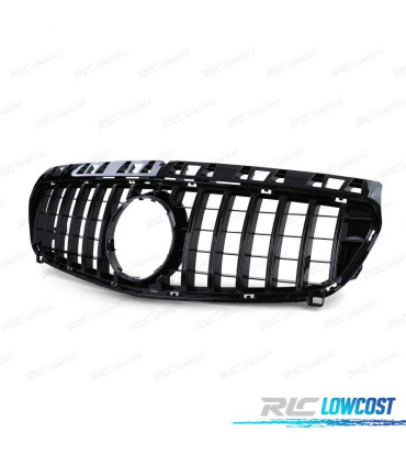 GRELHA FRONTAL MERCEDES CLASE A W176 12-15 GT STYLE PRETO BRILHANTE