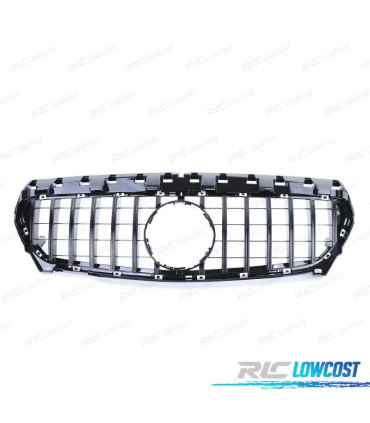 GRELHA FRONTAL MERCEDES CLA W117 13-16 LOOK GTR PRETO BRILHANTE