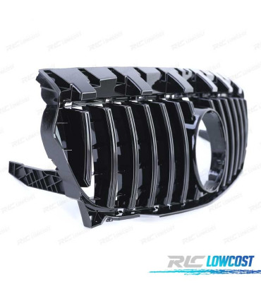 GRELHA FRONTAL MERCEDES CLA W117 13-16 LOOK GTR PRETO BRILHANTE