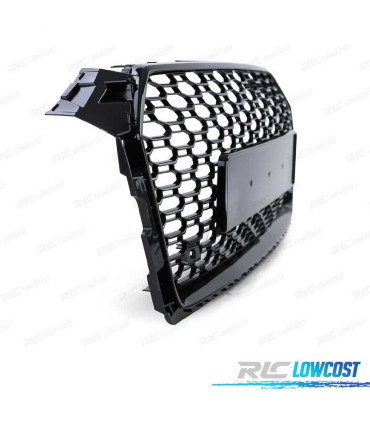 GRELHA DIANTEIRA AUDI A5 16-20 PDC LOOK RS5 PRETO BRILHANTE
