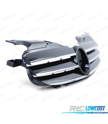 GRELHA FRONTAL SPORT MERCEDES SLK R170 96-04 PRETO CROMADO