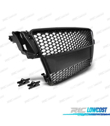 GRELHA FRONTAL AUDI A5 07-11 LOOK RS PRETA
