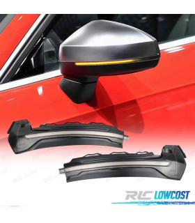 PISCAS LATERAIS LED DINAMICOS PARA ESPELHOS PARA AUDI A3 8V 12-20
