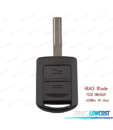 CHAVES COMPLETA HU43 PARA OPEL AGILA MERIVA ASTRA CORSA C COMBO TIGRA VECTRA