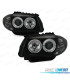 FARÓIS BMW E81 E87 E82 E88 ANGEL EYES FUNDO PRETO