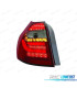 FAROLINS TRASEIROS LED BMW E87 VERMELHO BRANCO
