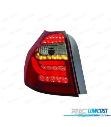 FAROLINS TRASEIROS LED BMW E87 VERMELHO BRANCO