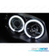 FARÓIS BMW E81 E87 E82 E88 ANGEL EYES CCFL FUNDO PRETO