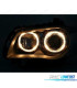 FARÓIS BMW E81 E87 E82 E88 OLHOS DE ANJO FUNDO CROMADO CINZA