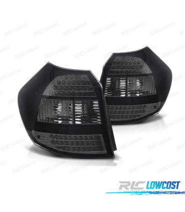 FAROLINS TRASEIROS LED BMW E87 04-07 CROMADO ESCURECIDO
