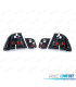 FAROLINS TRASEIROS BMW E46 SEDAN 98-01 FUMADOS LEX