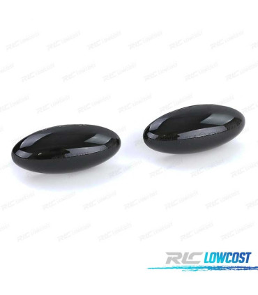 PISCAS LATERAIS DINAMICOS LED ESCURECIDOS PEUGEOT 307 206 407 107 607 1007 CITROEN C1 C2 C3 C5 C6