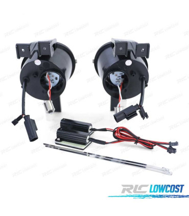 OTICAS COM PISCA LED + LUZ DE MÍNIMOS PARA MINI R50 R52 R53 01 - 06