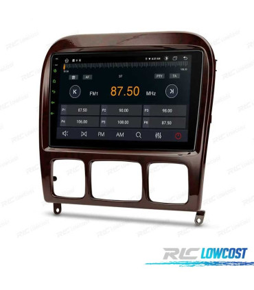 AUTO RÁDIO GPS ANDROID 10 4G PARA MERCEDES CLASE S W220 98-05