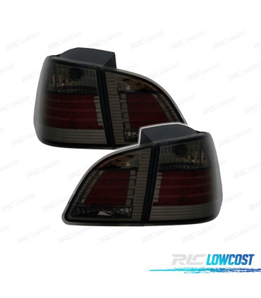 FAROLINS TRASEIROS LED BMW E61 TOURING 04-07 SMOKED FUAMDO ESCURECIDO