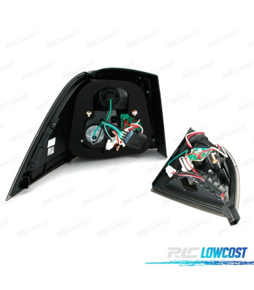 FAROLINS TRASEIROS LED BMW E61 TOURING 04-07 SMOKED FUAMDO ESCURECIDO