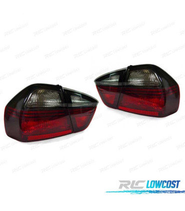 FAROLINS CELIS BMW E90 05-08 VERMELHO FUMADO