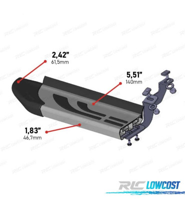 ESTRIBOS LATERAIS VOLKSWAGEN VW TOUAREG 03-10