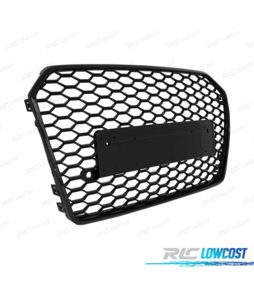 GRELHA AUDI A6 4G 14-18 LOOK RS6 PRETO BRILHANTE