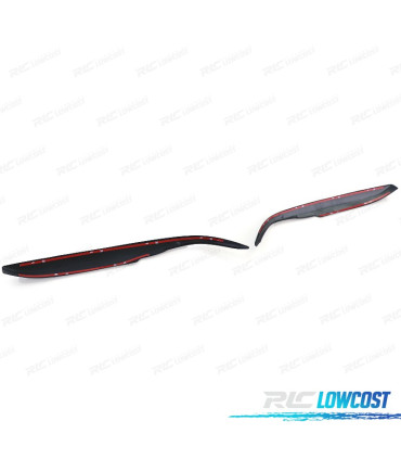 PESTANAS DE FAROL BMW E46 SEDAN TOURING 01- PRETO