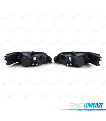 FARÓIS PEUGEOT 306 97- PRETO