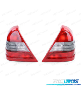 FAROLINS MERCEDES CLASSE C W202 93-97 VERMELHO BRANCO