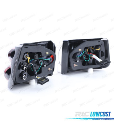 FAROLINS SEAT IBIZA 6K 93-99 VERMELHO PRETO
