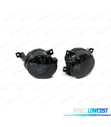 FARÓIS DE NEVOEIRO PARA VOLKSWAGEN VW POLO 6R TIGUAN TOURAN CADDY EOS PRETO FUMADO