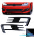 GRELHAS FARÓIS DE NEVOEIRO VOLKSWAGEN VW GOLF 7 12-17 GTI LOOK PRETO BRILHANTE