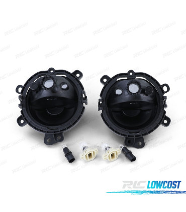 FARÓIS DE NEVOEIRO MINI ONE COOPER F54 F55 F56 F57 13- PRETO FUMADO