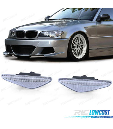 PISCAS LATERAIS PARA BMW E46 COUPE CABRIO 03-07 LED BRANCO