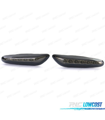 PISCAS LATERAIS PARA BMW E46 E90 E91 E92 E93 LED PRETA FUMADO