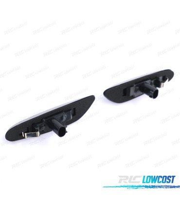 PISCAS LATERAIS PARA BMW E46 E90 E91 E92 E93 LED PRETA FUMADO