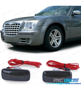 PISCAS LATERAIS PARA CHRYSLER 200 07-16 300 05-06 300C 04-10 LED PRETO