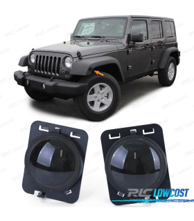 PISCAS LATERAIS JEEP WRANGLER JK 07-17 LED PRETO
