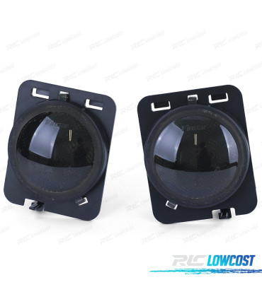 PISCAS LATERAIS JEEP WRANGLER JK 07-17 LED PRETO
