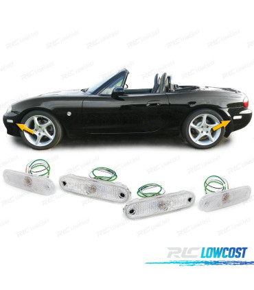PISCAS LATERAIS PARA MAZDA MX5 89-05 BRANCO