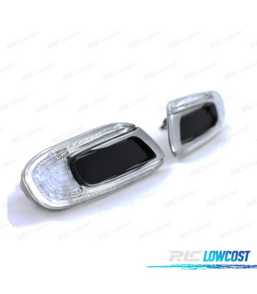 PISCAS LATERAIS PARA MINI COOPER F55 F56 F57 13- LED PRETO PRATA