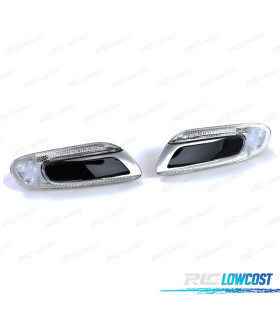 PISCAS LATERAIS PARA MINI COOPER F55 F56 F57 13- LED PRETO PRATA