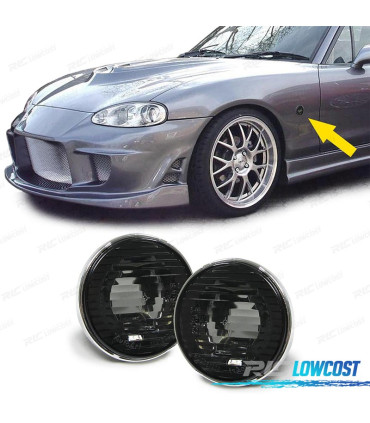 PISCAS LATERAIS MAZDA MX5 NA NB NBFL 90-05 PRETO