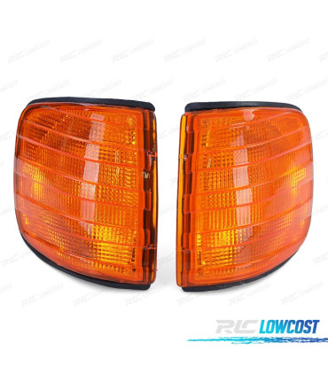 PISCAS FRONTAIS MERCEDES S-CLASS W126 79-91 LARANJA