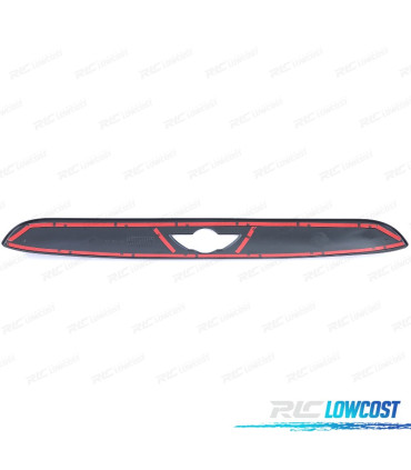 CARCAÇA PUXADOR PORTA MINI F55 F56 F57 13-17 PRETO BRILHANTE