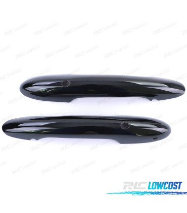 CARCAÇAS PUXADORES PORTA MINI F55 F56 F57 PRETO BRILHANTE KEYLESS GO